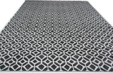 Charcoal and Ivory Pattern Rug