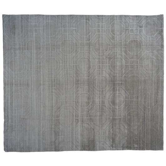 Gray Octagons Rug