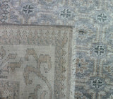 Grey and Ivory Transitional Wool Area Rug