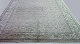 Grey and Ivory Transitional Wool Area Rug
