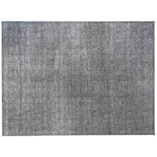 Ripples Hand Tufted Rug in Black and Gray