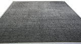 Ripples Hand Tufted Rug in Black and Gray