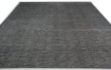 Ripples Hand Tufted Rug in Black and Gray