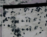 Silver and Lilac Abstract Rug