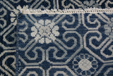 Blue Padma Collection Wool Area Rug