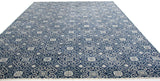 Blue Padma Collection Wool Area Rug