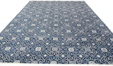 Blue Padma Collection Wool Area Rug