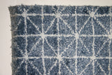 Blue All-Over Design Contemporary Rug