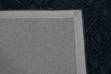 Hand Tufted Diamond Pattern Area Rug