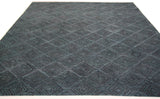 Hand Tufted Diamond Pattern Area Rug