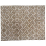 Taupe Moroccan Design Area Rug