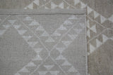 Taupe Moroccan Design Area Rug