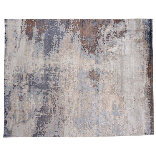Abstract Taupe, Grey and Charcoal Rug