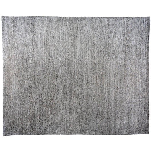 Slate and Silver Loop and Cut Area Rug