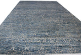 Soft Melody Collection Blue Contemporary Rug
