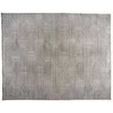 Gray Geometric Design Rug
