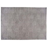 Gray Geometric Design Rug