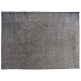 Cut and Loop Charcoal "Weave" Rug