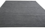 Denim Blue Stripe Area Rug
