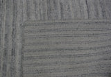 Grey High Low Contemporary Rug