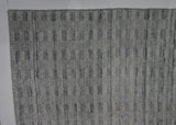 Grey High Low Contemporary Rug