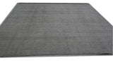 Grey High Low Contemporary Rug