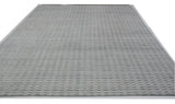 Grey High Low Contemporary Rug