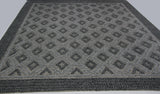 Braided Rug with Diamond Design