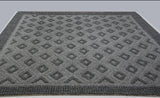 Braided Rug with Diamond Design