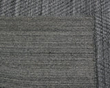 Slate Zig Zag High Low Area Rug