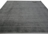 Slate Zig Zag High Low Area Rug