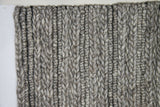Grey Braided Area Rug