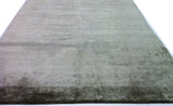 Silver Wool Area Rug
