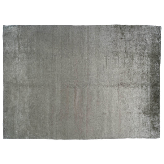 Silver Wool Area Rug