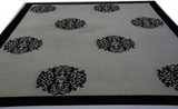 Peking Design Wool and Silk Area Rug
