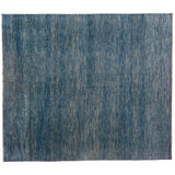 Blue and White Patchwork Look Area Rug
