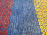 Gabbeh Inspired Modern Kilim Rug