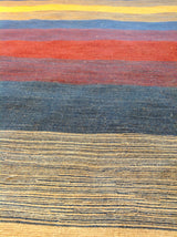 Gabbeh Inspired Modern Kilim Rug