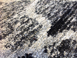 Black and Gray Interlock Pattern Rug