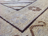 Beige and Brown Khotan Style Rug