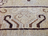 Beige and Brown Khotan Style Rug