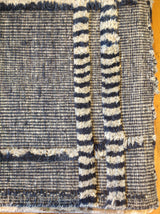 Blue and Grey Rustic Area Rug