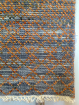 Orange and Grey Area Rug