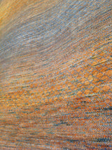 Orange and Grey Area Rug