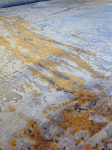 Silver Abstract Area Rug