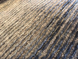 Charcoal Wool and Silk Rug