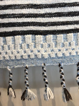 Charcoal Stripe Moroccan Design