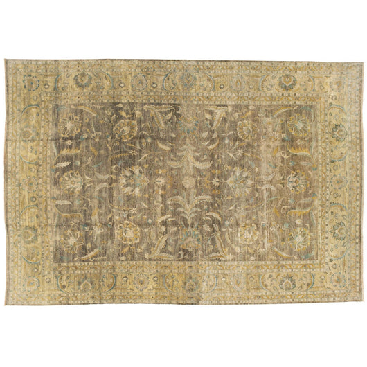 Golden Floral Rug