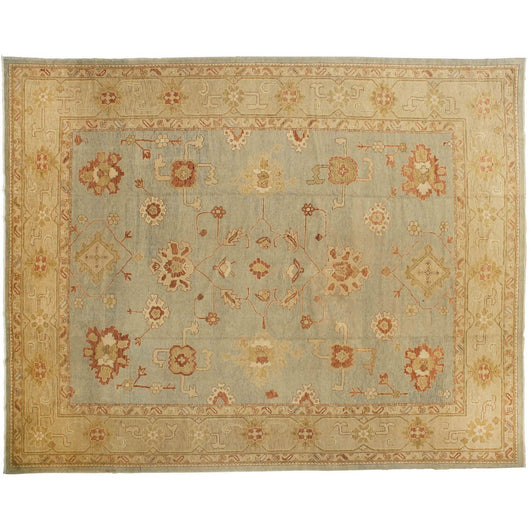 Beige Turkish Oushak Rug
