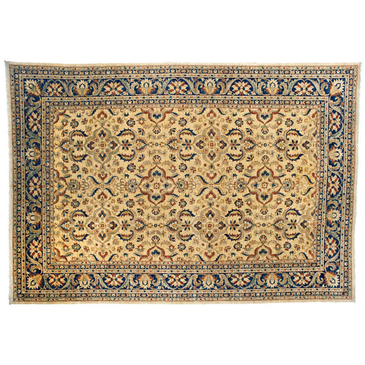 Beige and Blue Rug